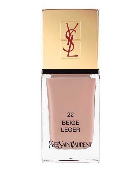 nagellak ysl beige leger|YSL la laque nail varnish.